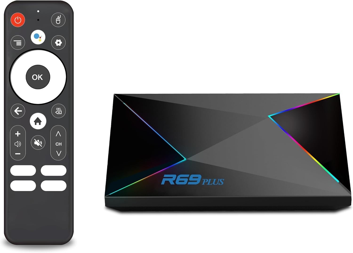 Stunning 8K Android 14 TV Box R69PLUS 4GB/32GB Dual WiFi BT5.0