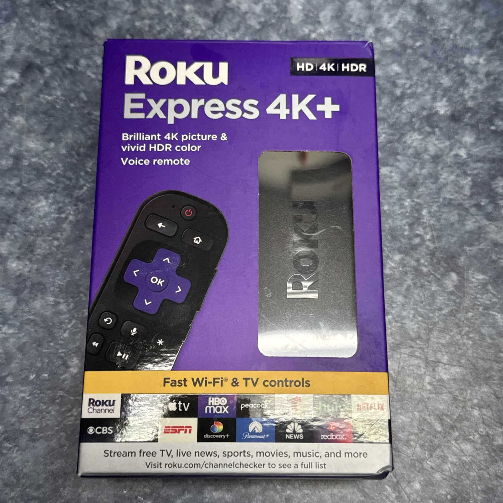 Roku Express 4K+ streaming player TV Video Platform