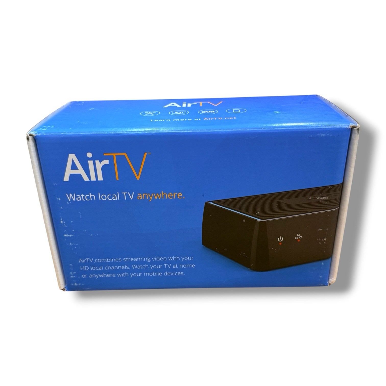 AirTV OTA Network TV Tuner DVR Streaming Box w/ Power Adapter Tested Working