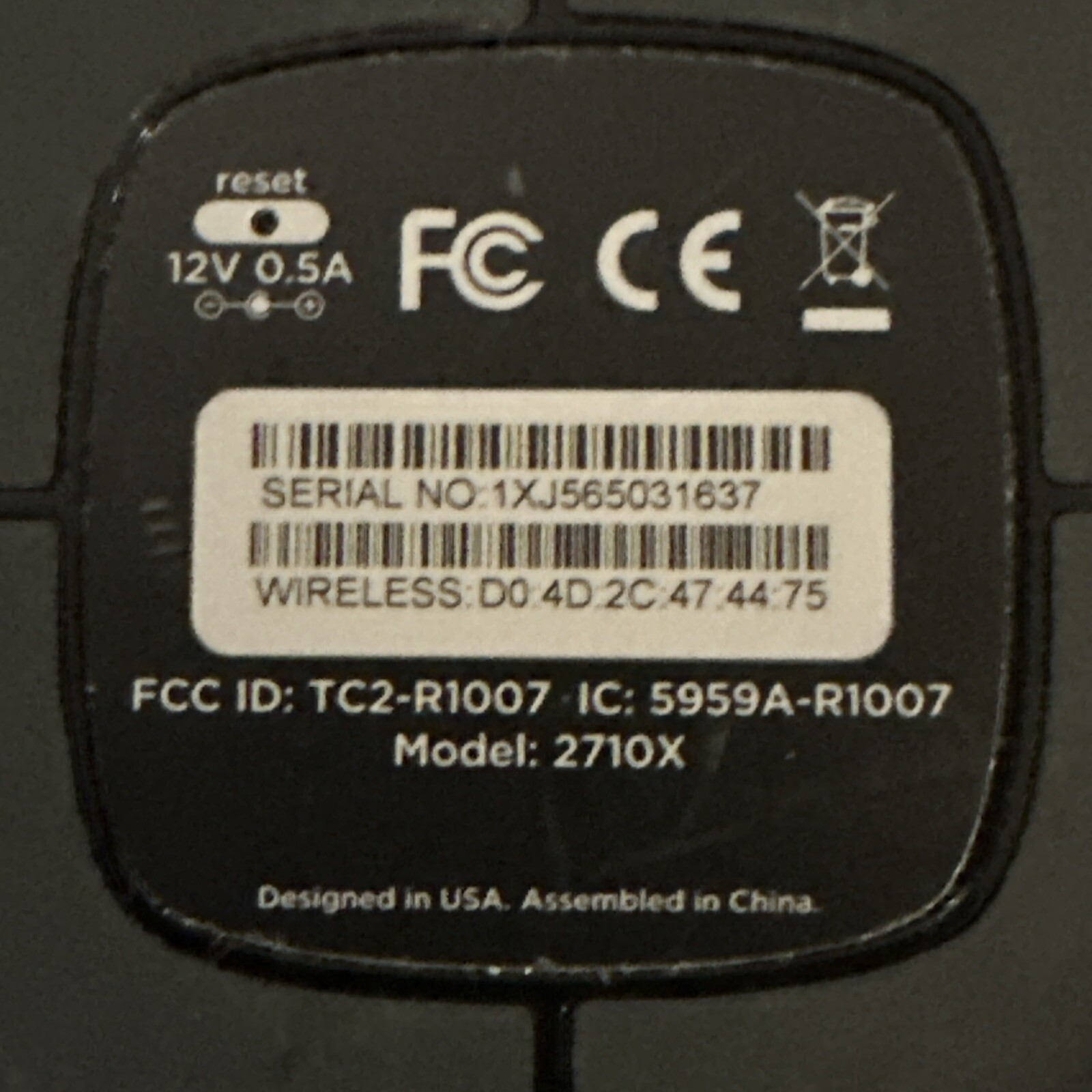 Roku 1 (3rd Generation) Media Streamer 2710X – Black ONLY – tested