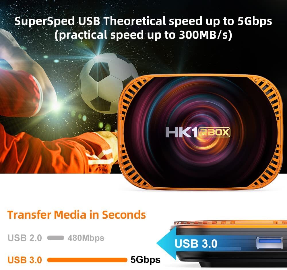 Android 11.0 TV Box 4GB RAM 128GB ROM TV Box HK1 Box X4 Amlogic S905 X4 wifi BT