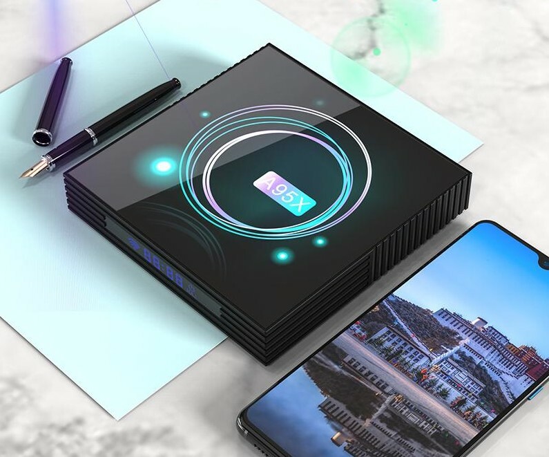 TV Box A95X F3 Slim 8K 4K HD (Android 9.0) (4 GB RAM & 64 GB ROM)