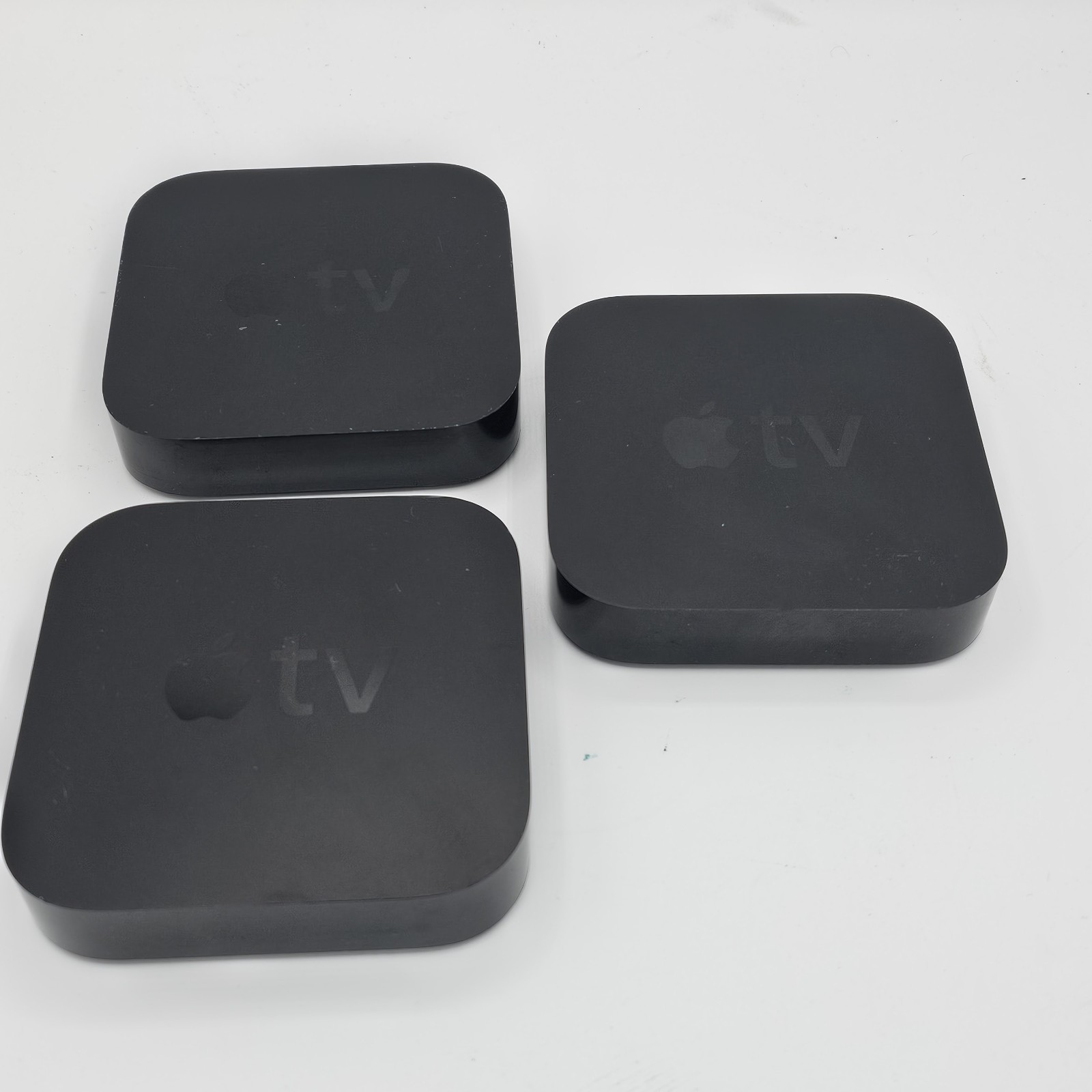 AppleTV Lot—Two: 2nd Gen(A1378) + One: 3rd Gen(A1469) w/Remotes + Cables Working