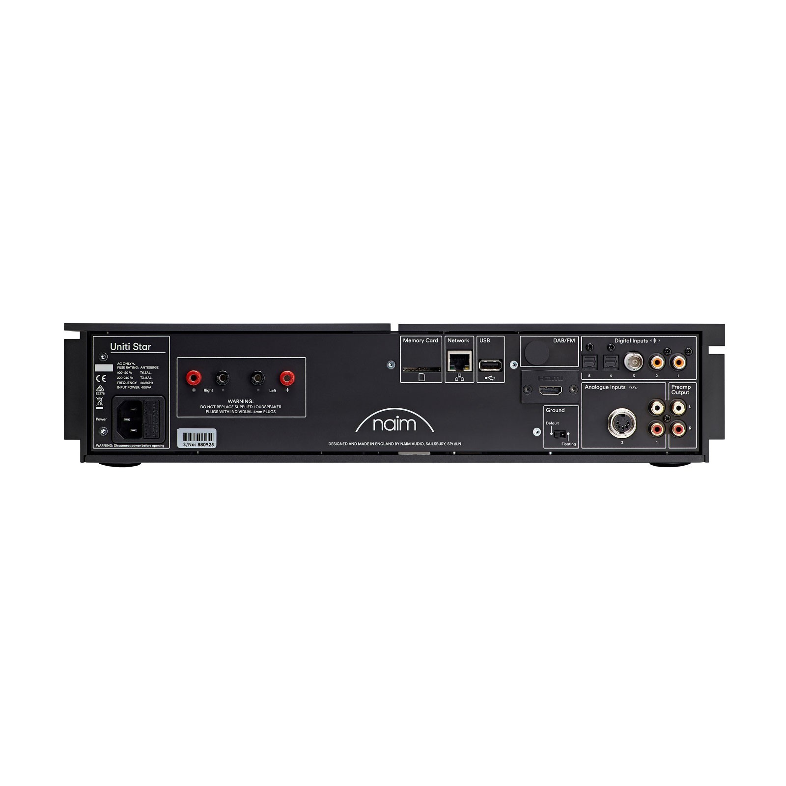 Naim Audio Uniti Star All-In-One Music Streamer – Black (DEMO)