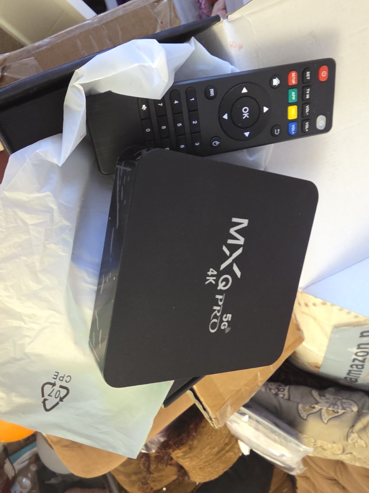 MXQ Pro 4K 5G Ultra HD Smart TV Box 64bit, Quad Core, Android 11, WiFi