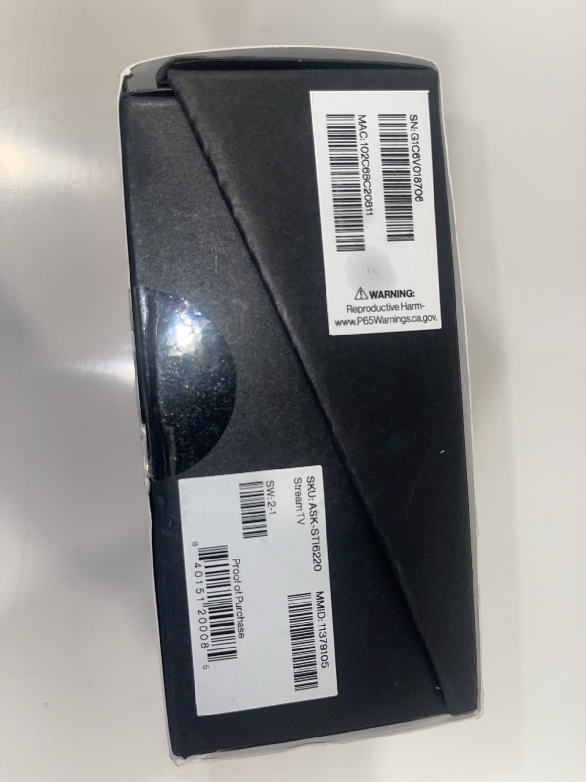 Verizon Stream TV 4K 2nd Gen Black All Accessories and Remote ASK-STI6220 NEW
