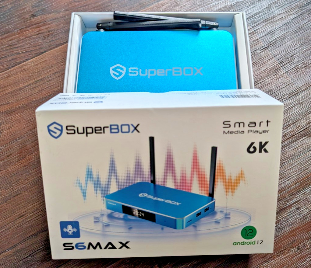 SuperBox S6 Max TV Streaming Box U-HD Smart Media Player 6K