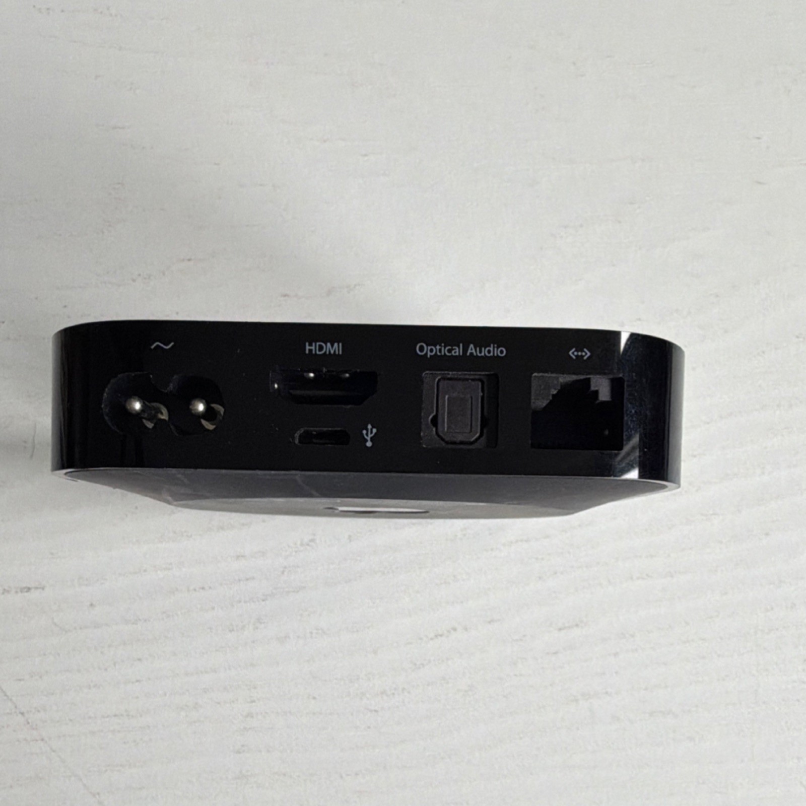 Apple TV A1469 Media Streamer Black HDMI Optical Audio – Power Cable – No Remote