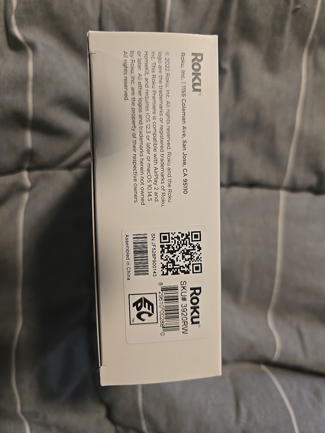 Roku Premiere 3920RW HD 4K HDR Factory Sealed Brand New Ready to Ship!!!
