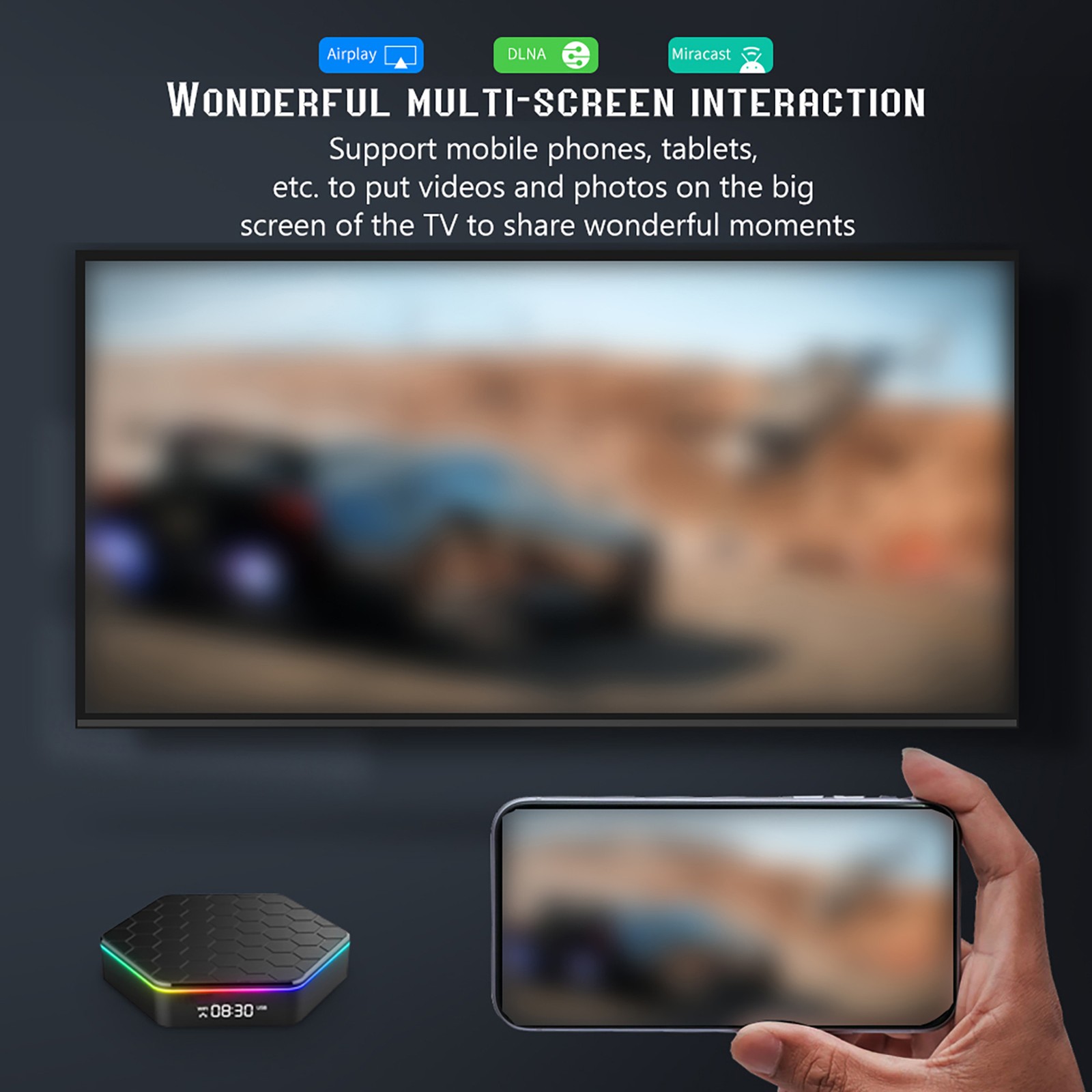 12.0 TV Box T95ZPLUS-H618 Quadcore-A53 Box 2.4G/5G Dual WI SGYX
