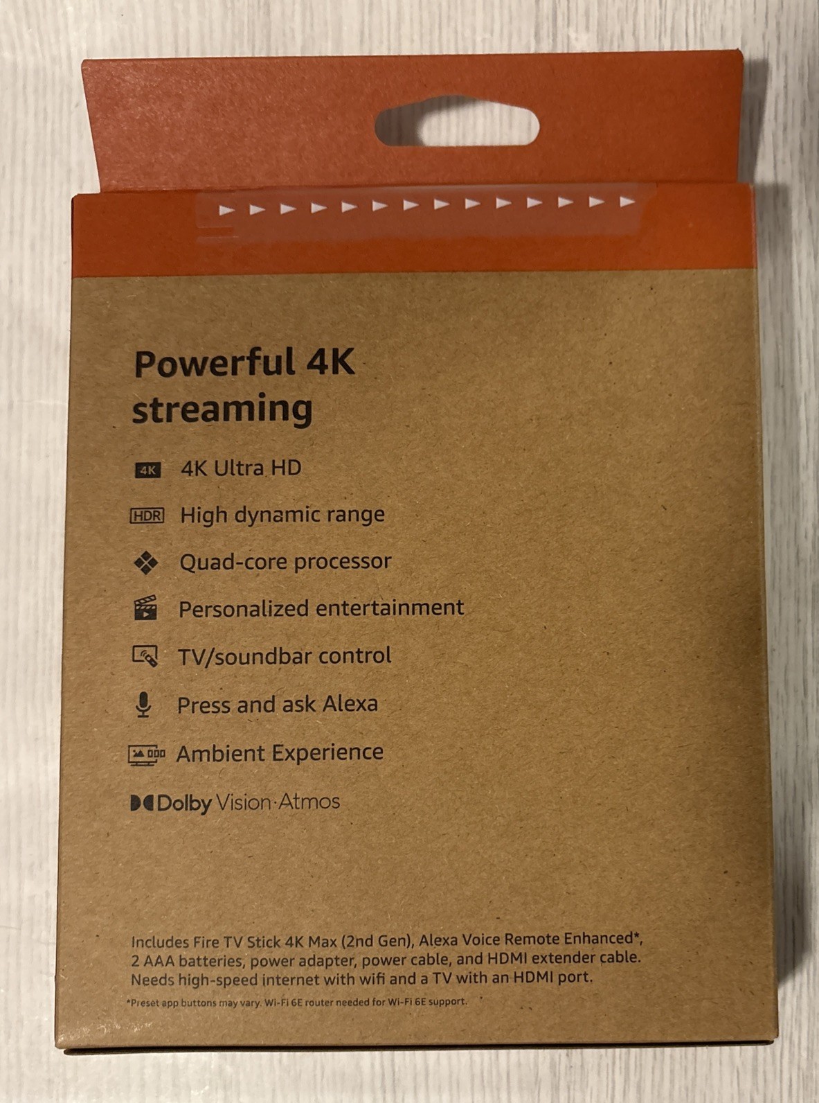 New 2023 AMAZON FIRE TV Stick 4K MAX 2.0 GHz Wi-Fi 6E 16GB Streaming Device