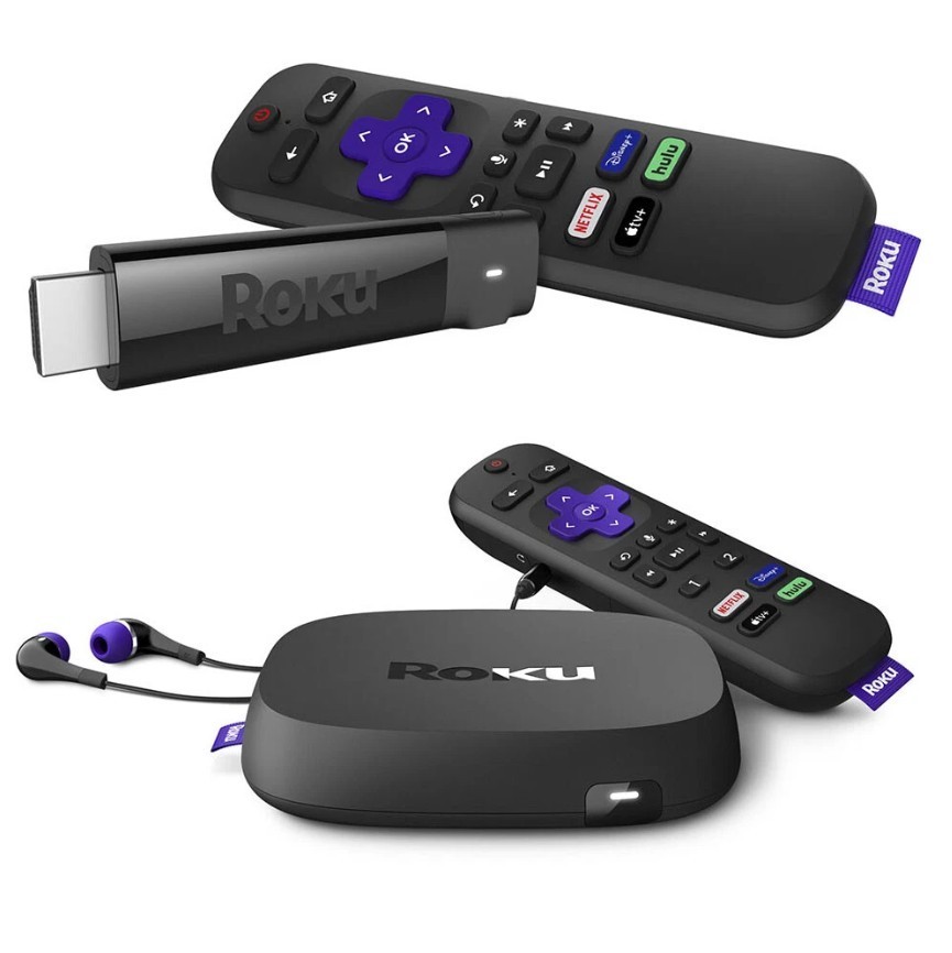 NEW Roku Streaming Stick + (3810R) and Roku Ultra (4800R) 2-Product Bundle