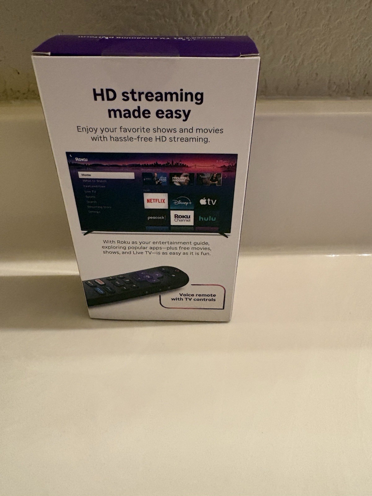 Roku Streaming Stick HD Media Player with Voice Remote – 2025 Model – New Sealed
