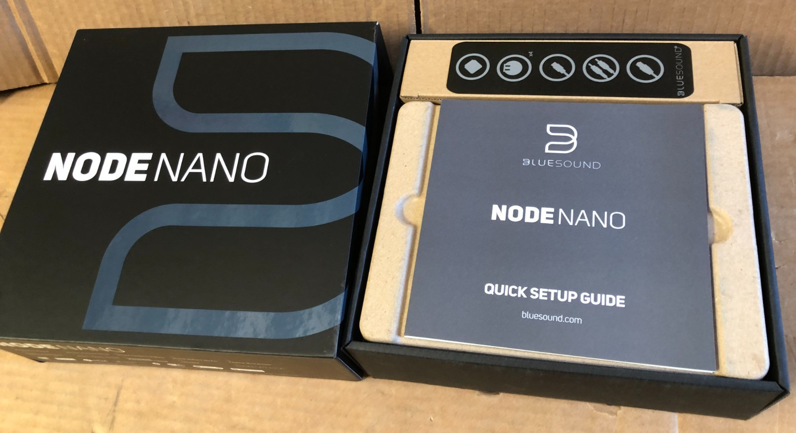Bluesound NODE NANO Wireless Multi-Room Hi-Res Media Streamer – Black New