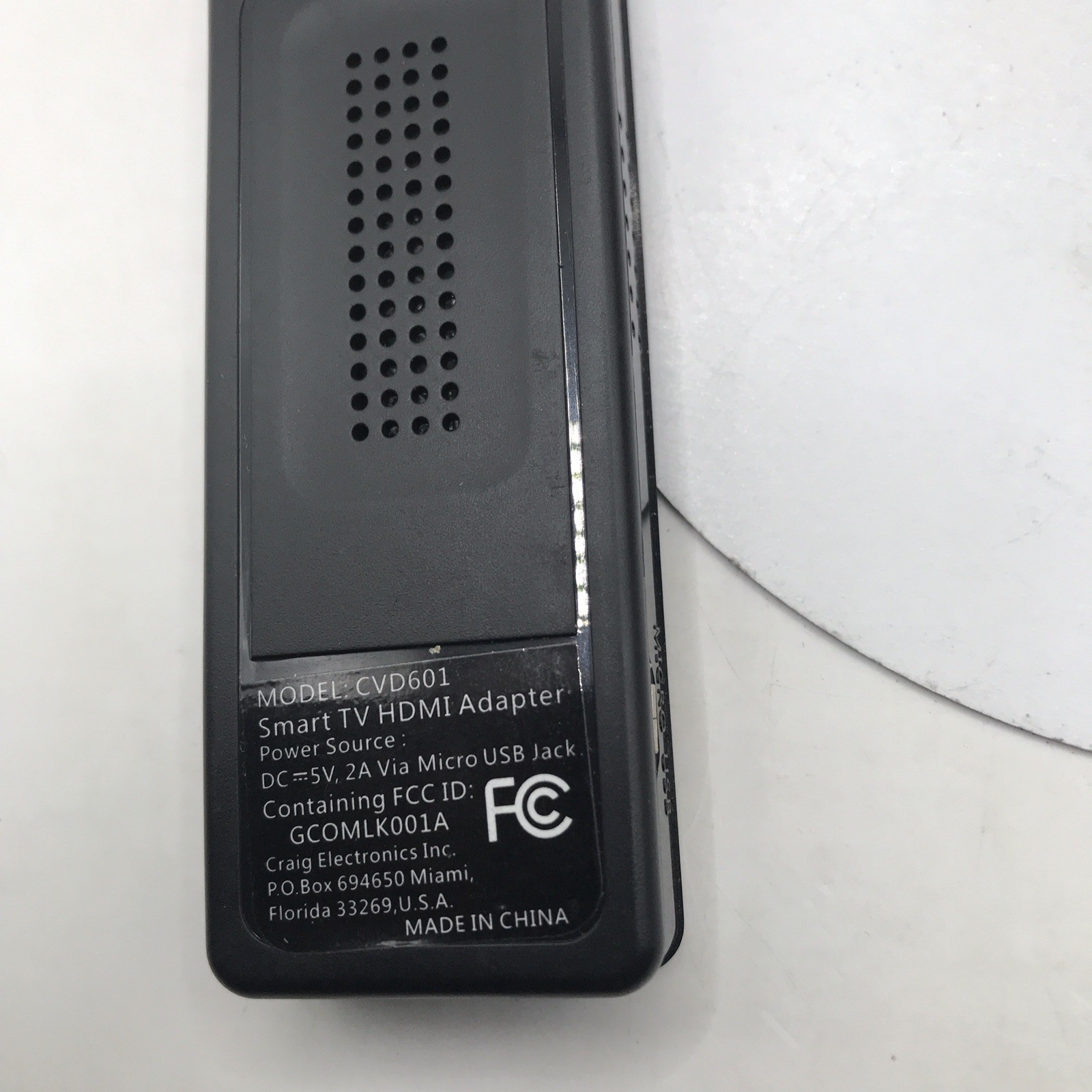 Craig CVD601 Android Media Streamer 1080p Wi-Fi HDMI w/ Mouse & USB Cable