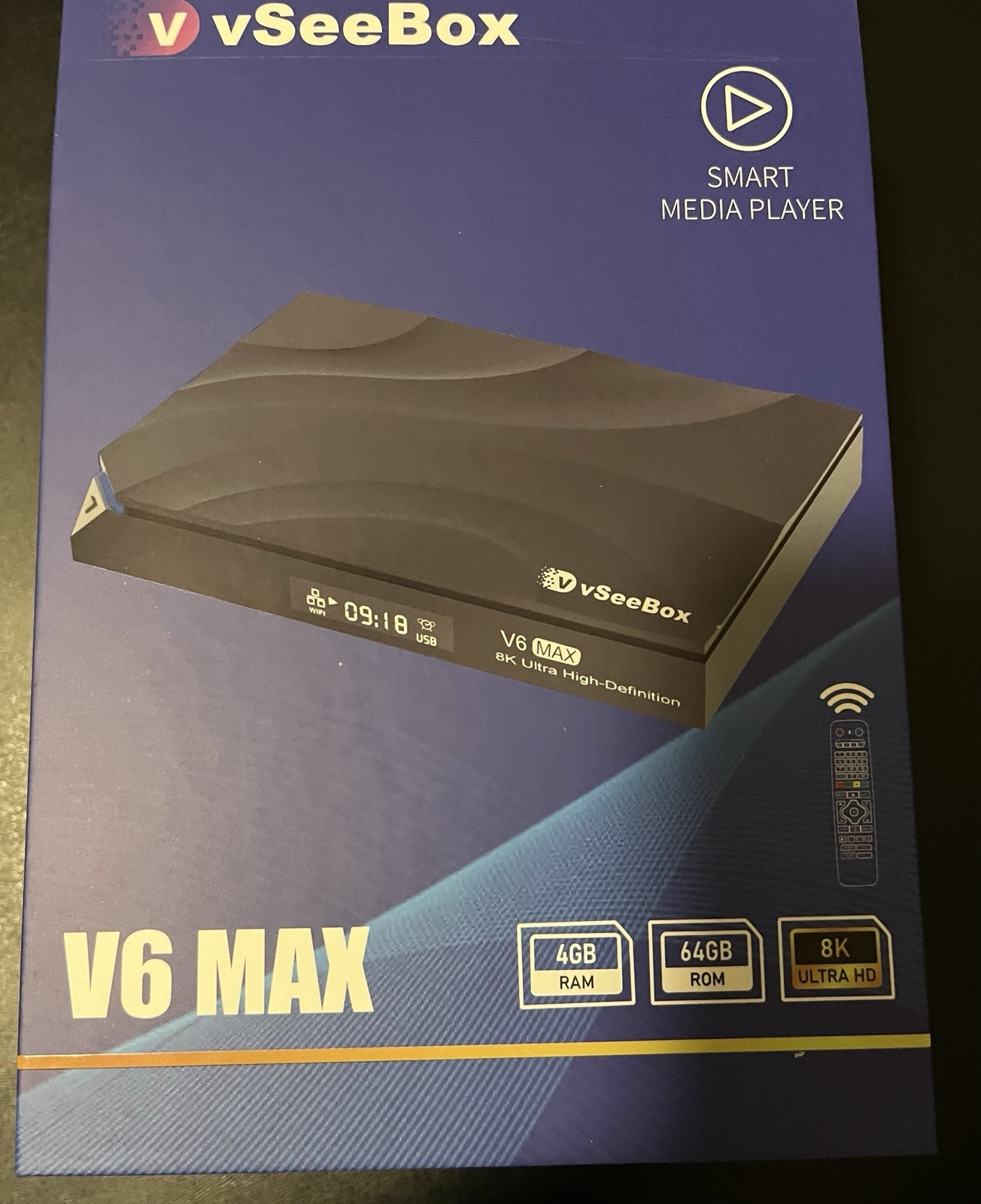 VSEE V6 Max TV Box
