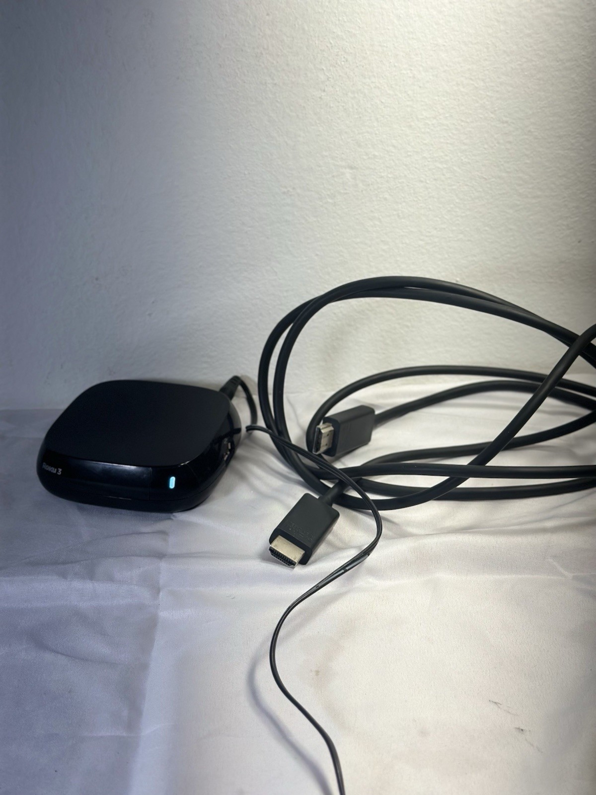 Roku 3 Streaming Media Player 4200X w/ Power Adapter & HDMI Cable – Tested Works