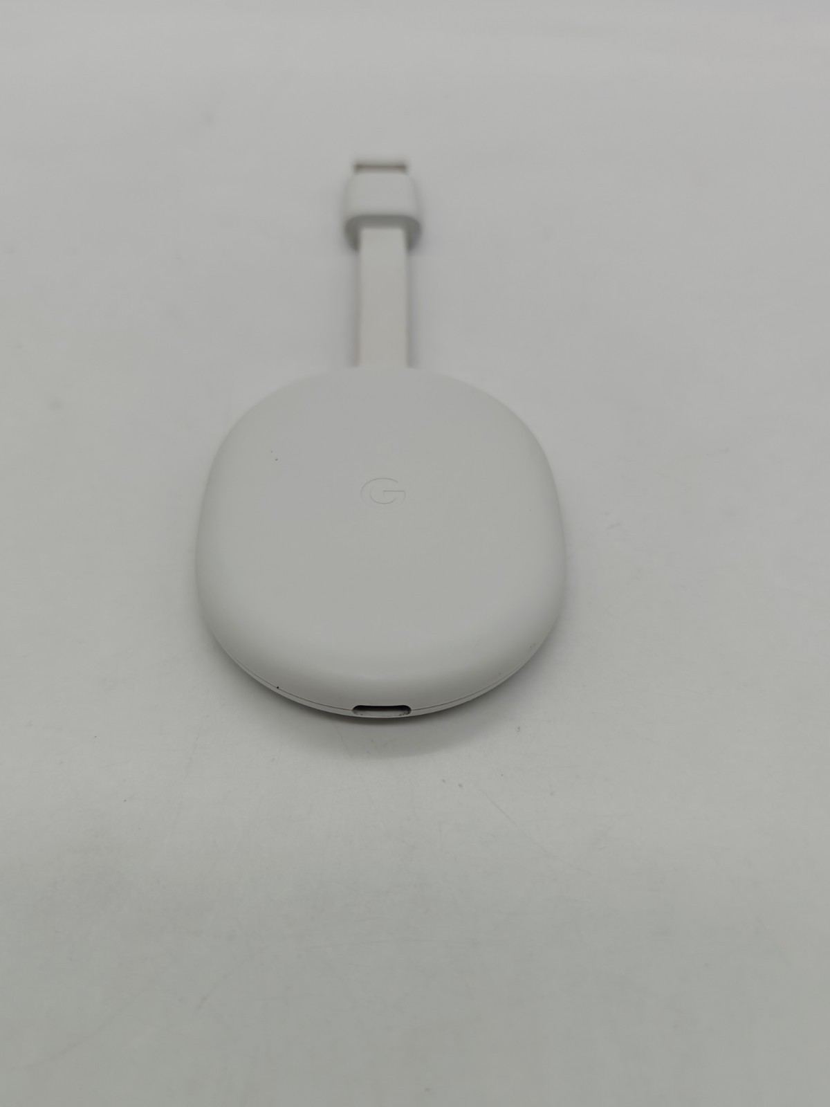 Google Chromecast 4K GZRNL Media Streamer White – With Remote / Main Unit