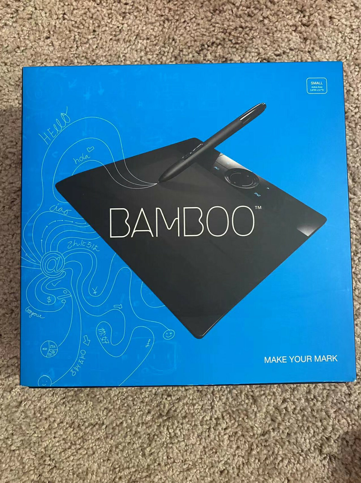 Wacom – Bamboo (Small) MTE450 USB Tablet with Cordless Pen ONLY – Black