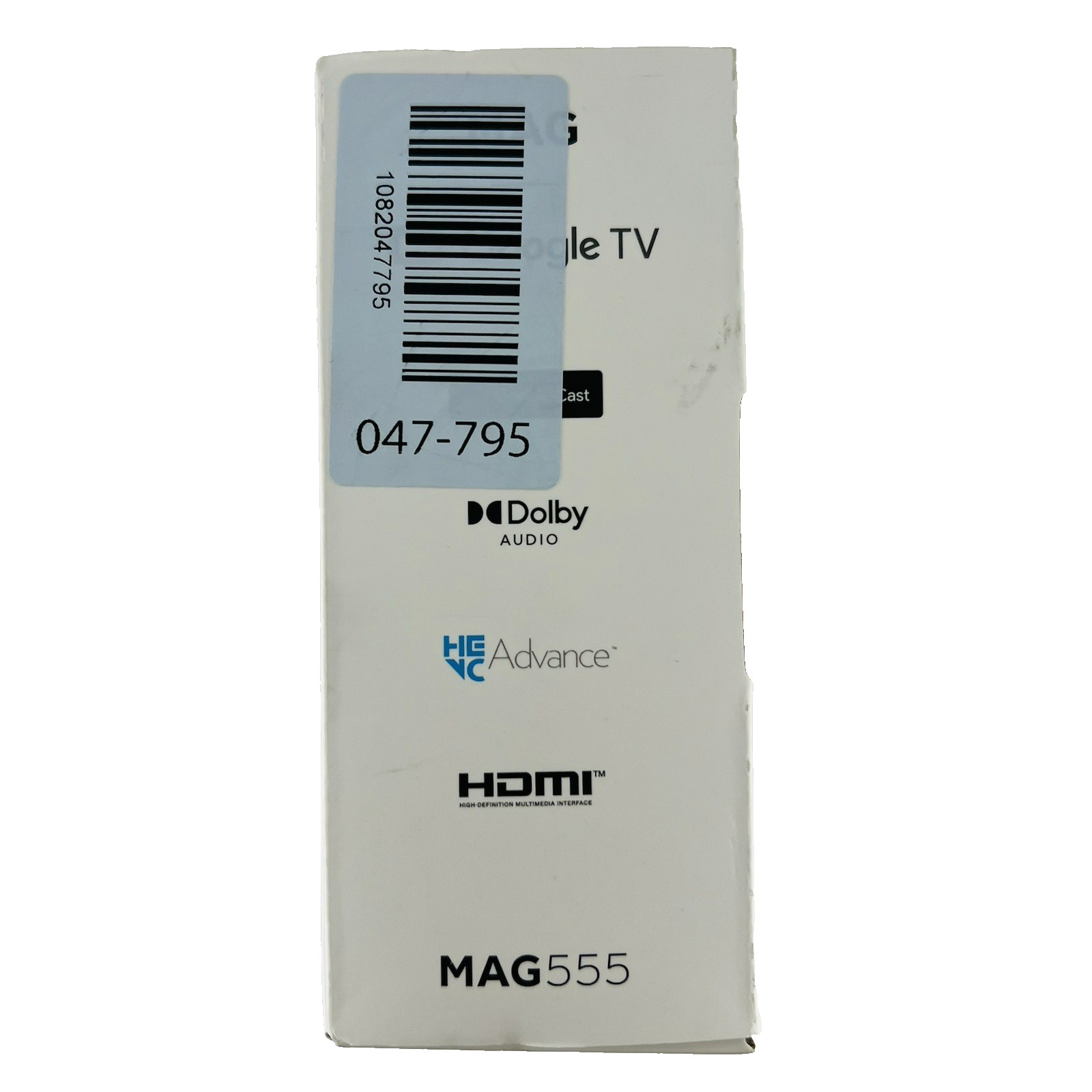 Infomir MAG555 Google TV 4K Ultra HD Streaming Media Player Wi-Fi HDMI 2.1