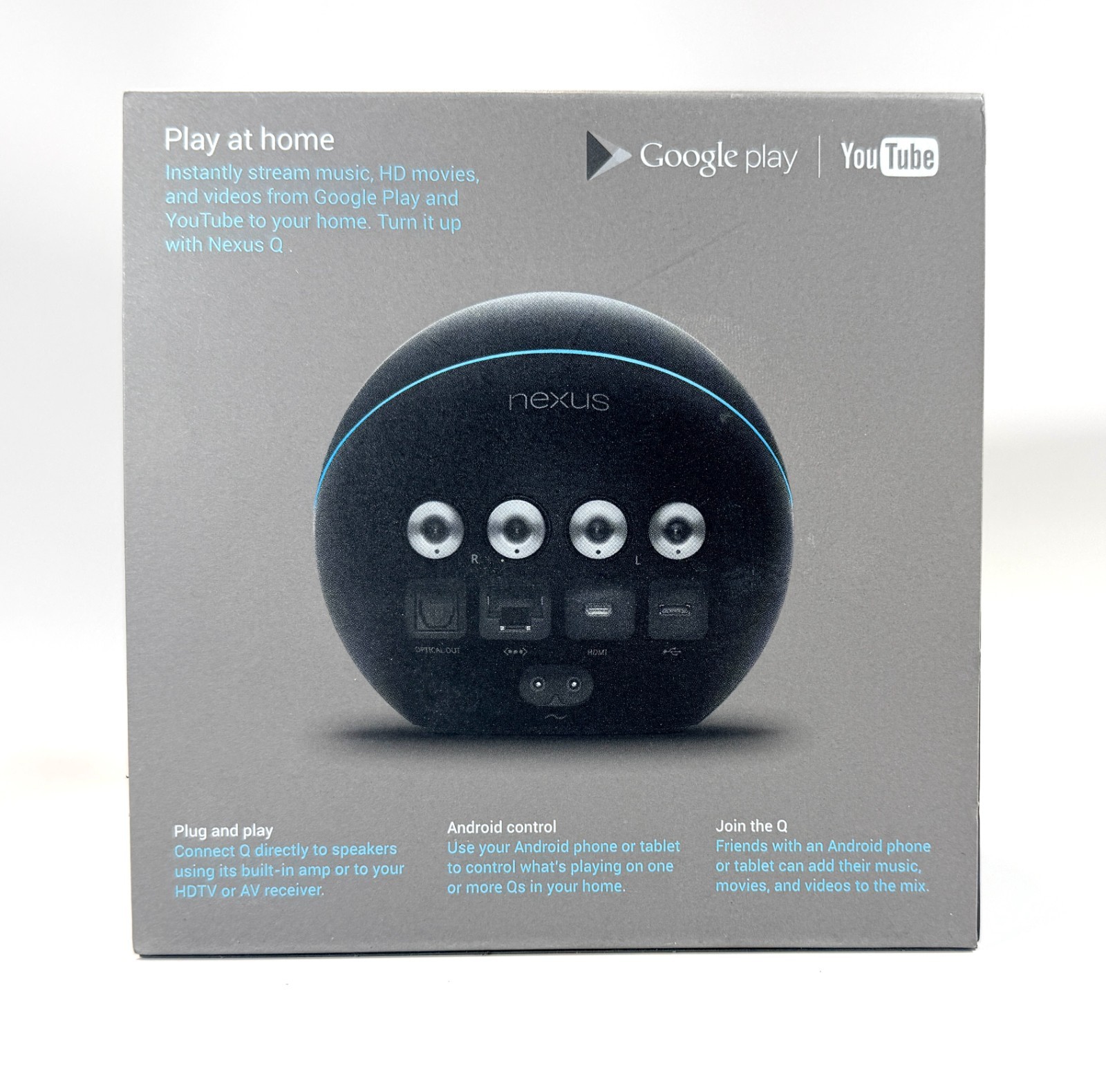Google Nexus Q Early Production / Prototype Unit – Collector Item -SEALED