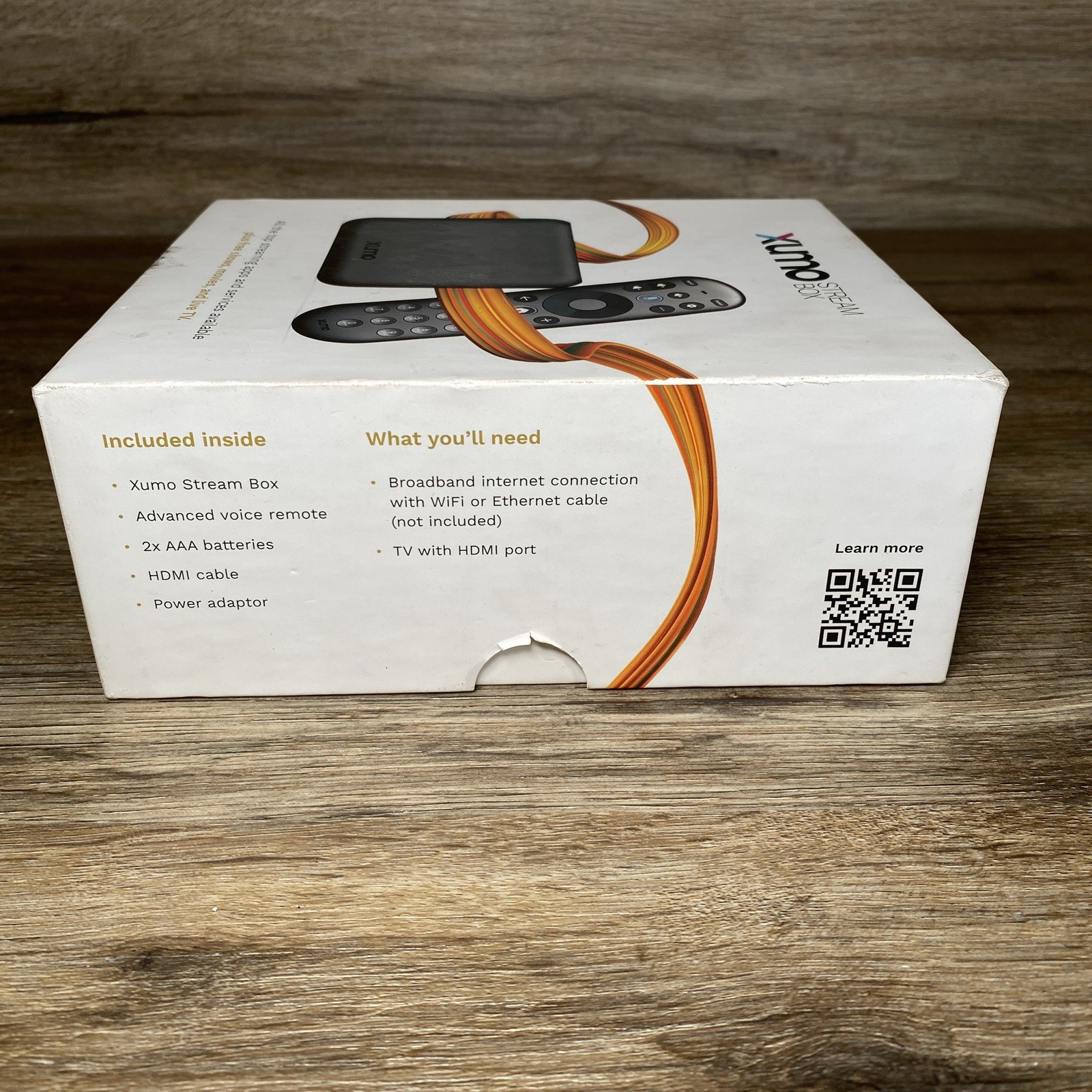 Xumo Stream Box with Remote Control-new Sealed 4K