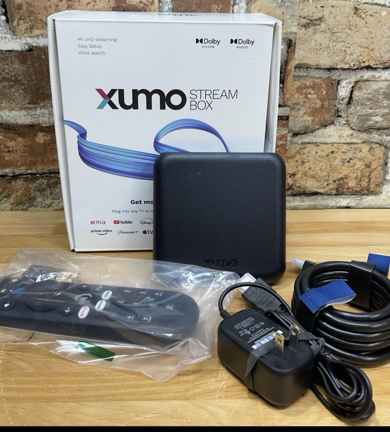 Xumo 4K Streaming BOX & Voice Remote NEW UPDATED XUMO -NEVER OPENED-SPECTRUM APP
