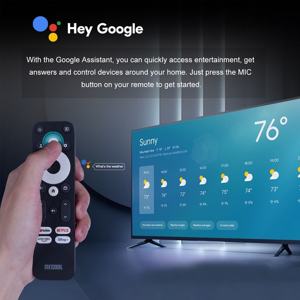 MECOOL KM7 Plus ATV Android 11 Google Certified 2G 16G Amlogic S905Y4 4K HDR Box