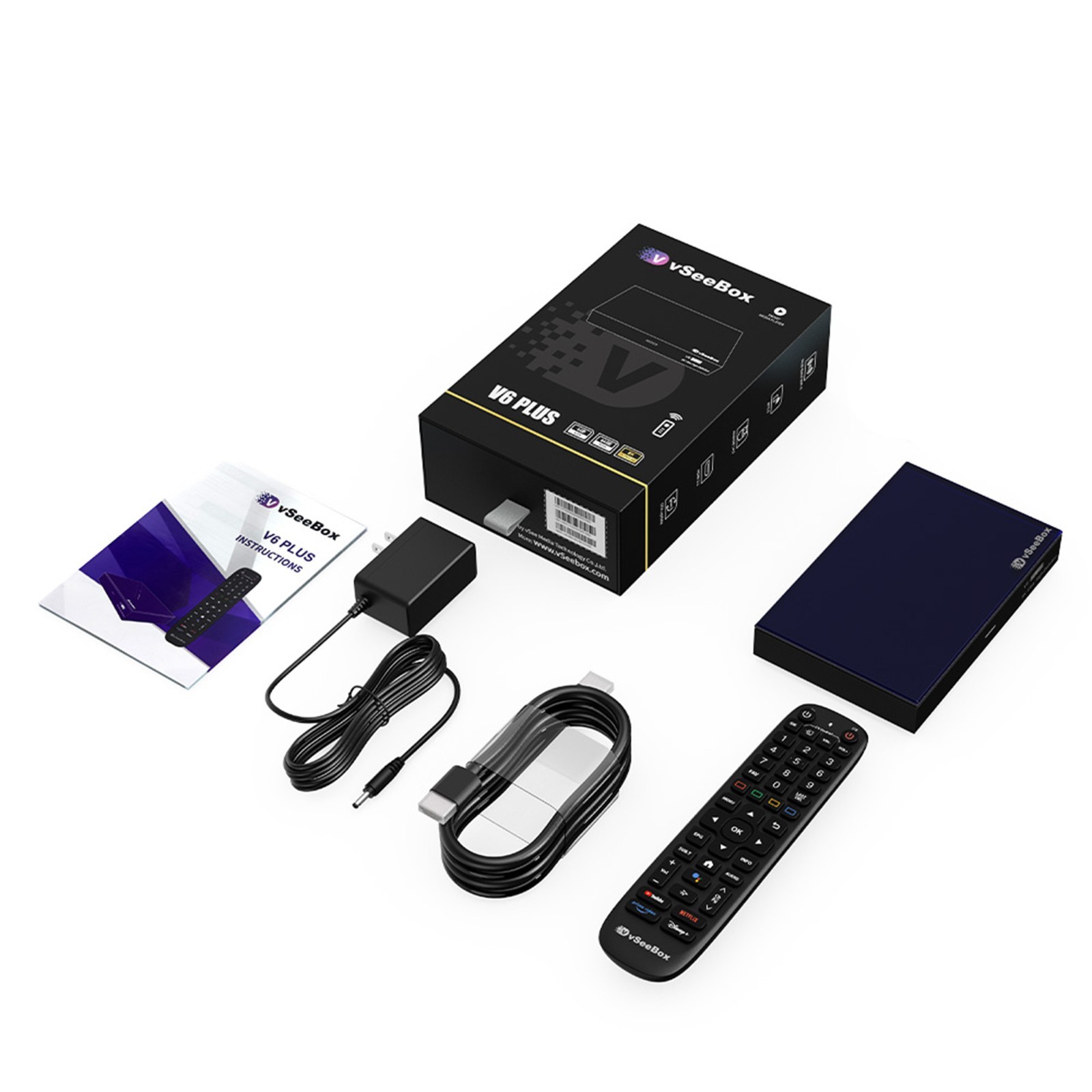 vSeeBox V6 Plus Android Box|Authorized Distributor|Free Shipping|1-year Warranty