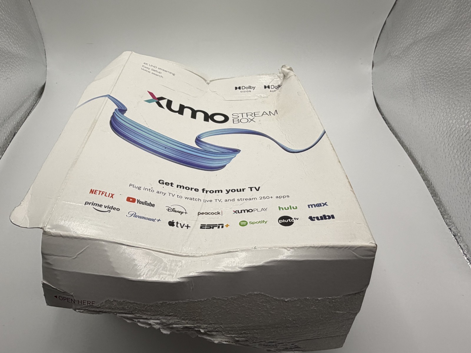 Xumo 4K UHD Stream Box Model SCXI11BEI | Open Box/Never Used