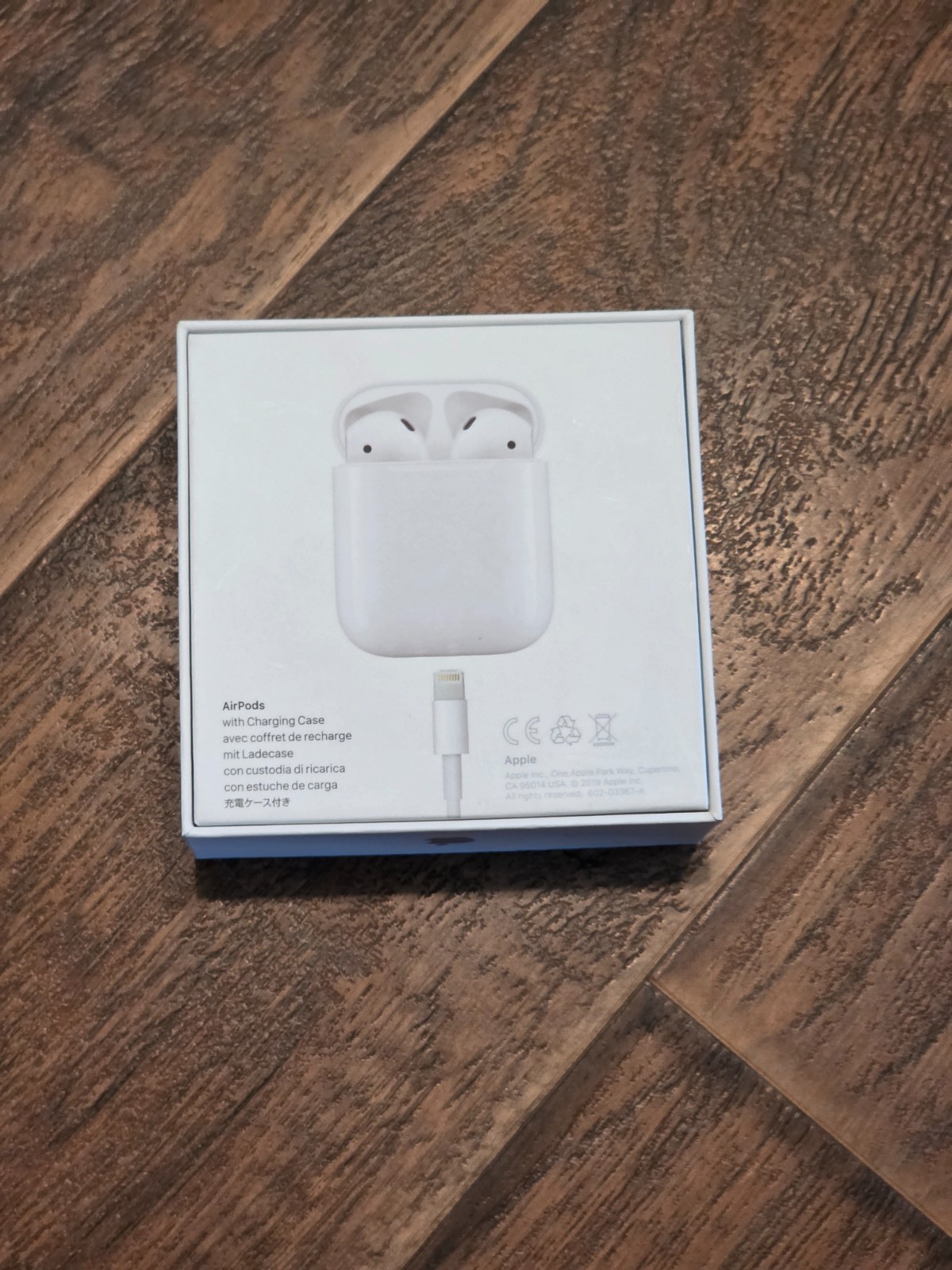 BOX ONLY Apple AirPods 2nd Generation Case Empty No Contents