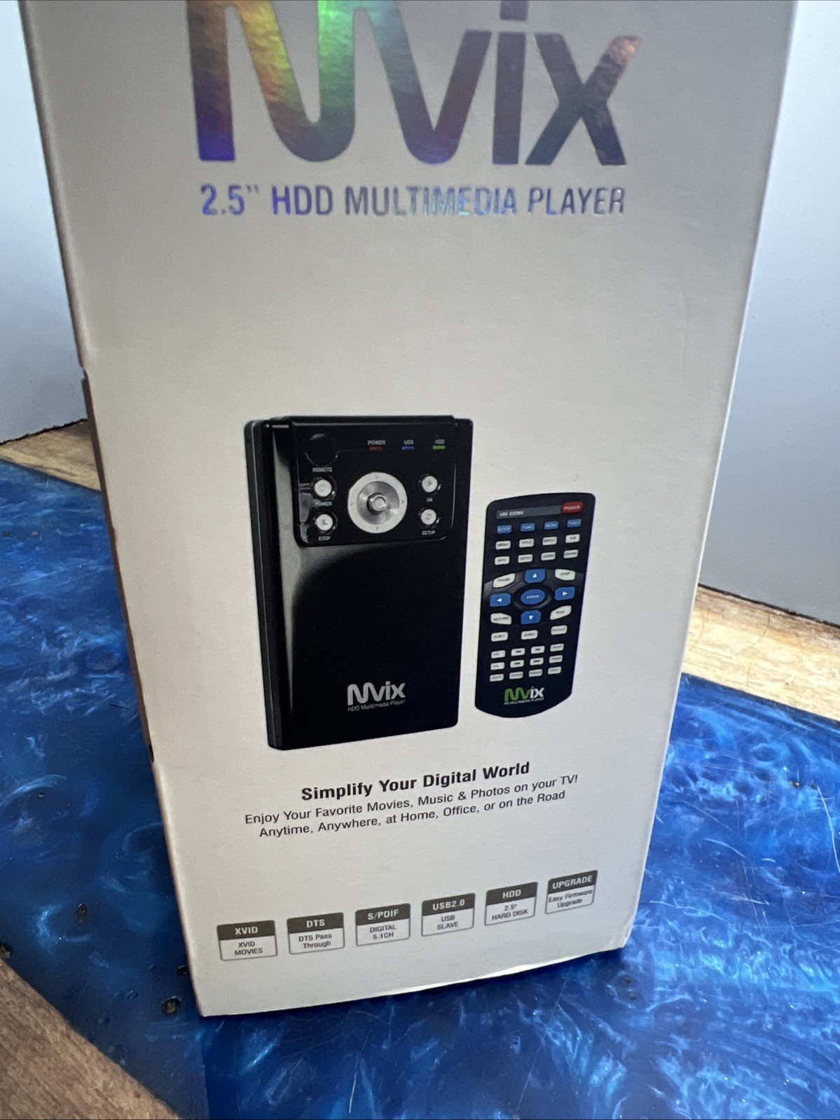 Vintage PC MP3 MVIX Mv-2500U Multimedia Player New In Box Tested/Working