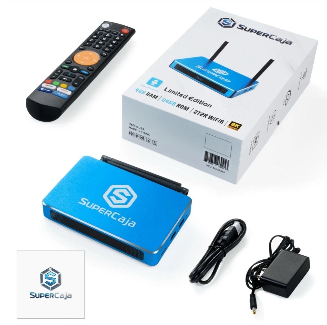 SuperCaja Limited Edition, Next-Level Entertainment, Not Superbox, 64 GB 4GB RAM