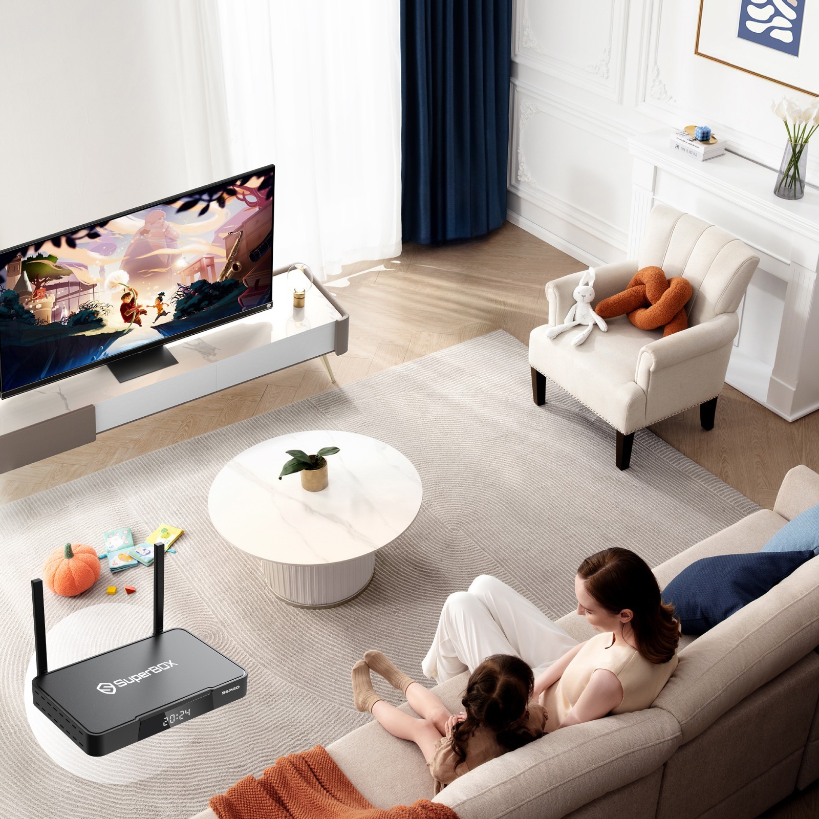 SuperBox S6 Pro BOX Authorized Distributor Message To Me Free ship FedEx 2 Day