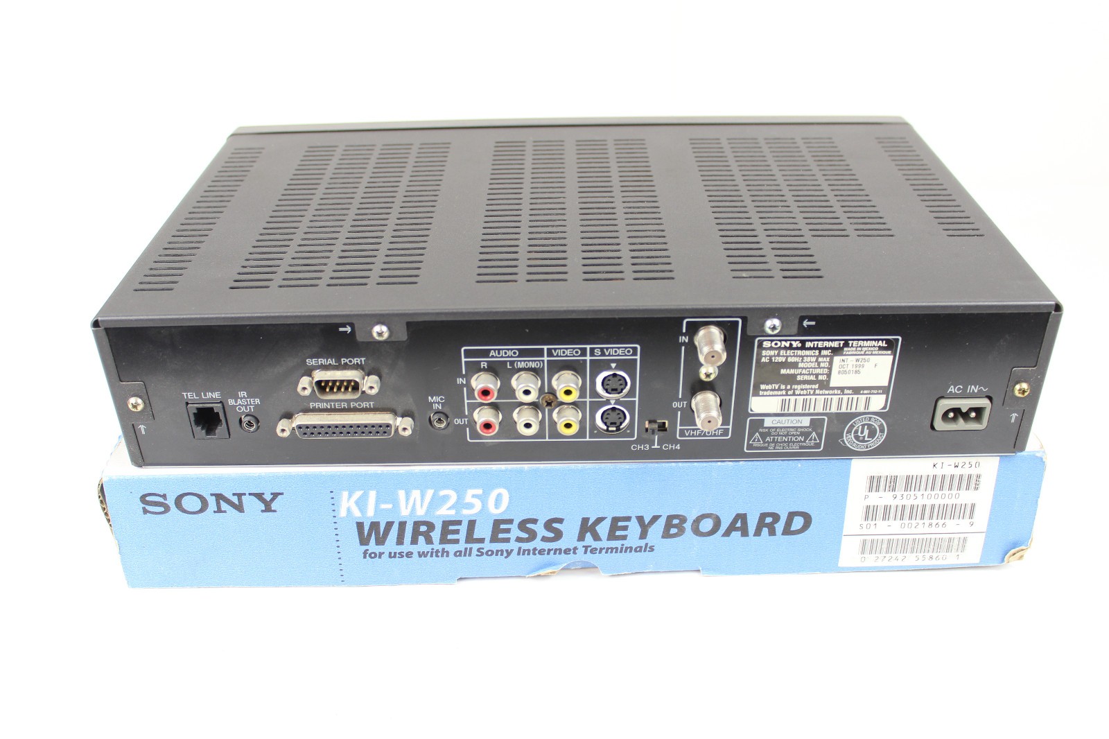 Sony Webtv Plus INT-W250 with Wireless Keyboard -KI-W250