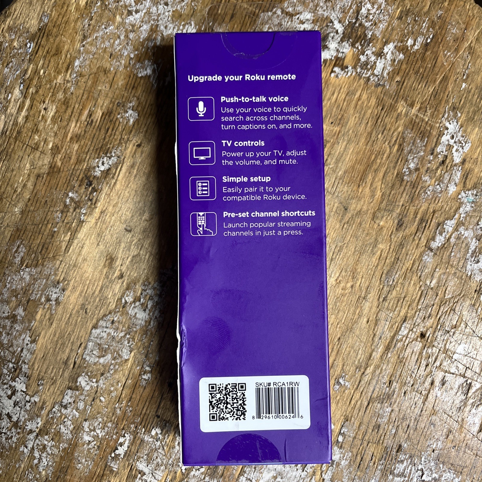 New Roku Voice Remote With TV Controls RCA1RW
