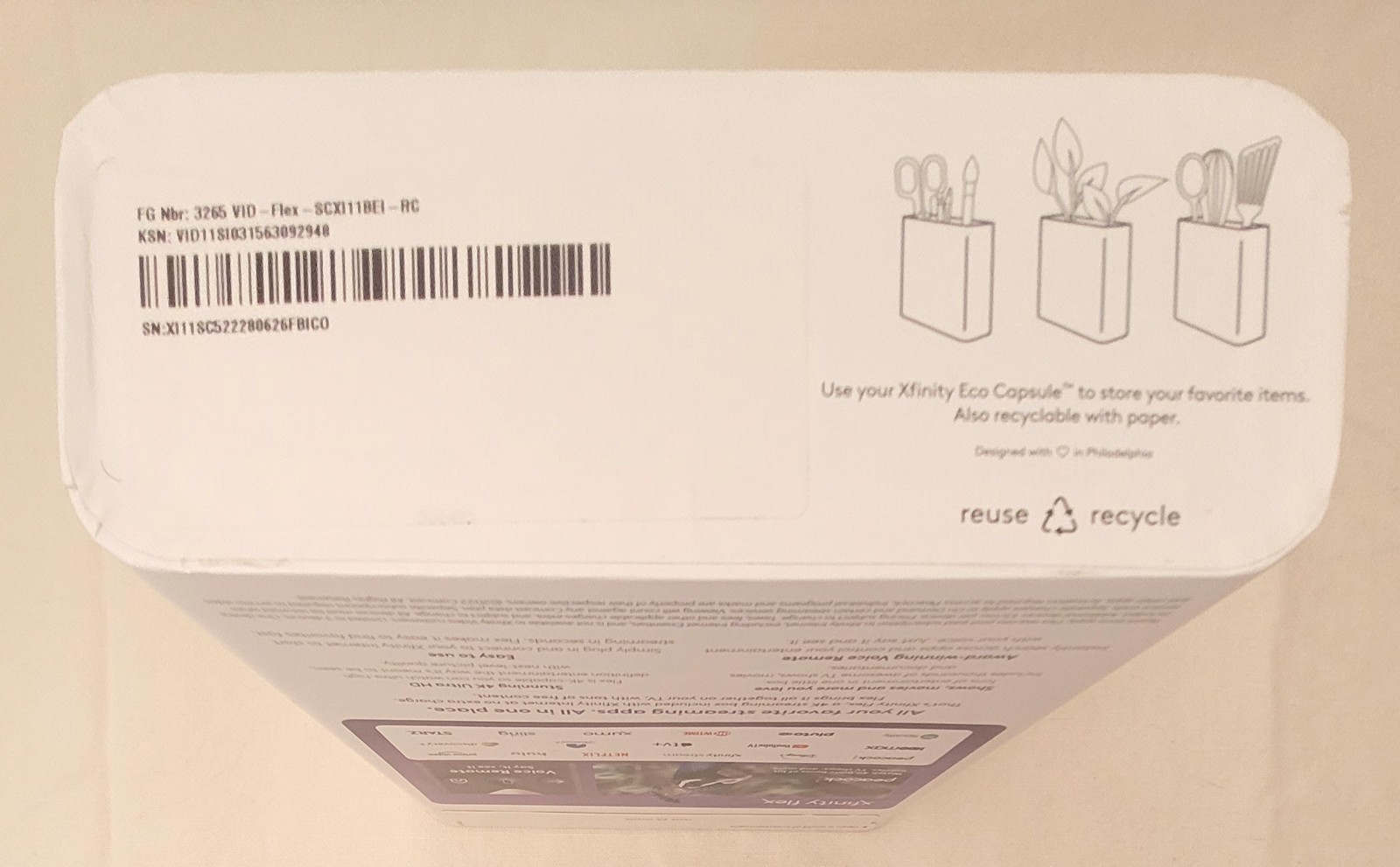 Xfinity Flex TV Stream Box Streaming 4K with Voice Remote Control NEW SEALED BOX
