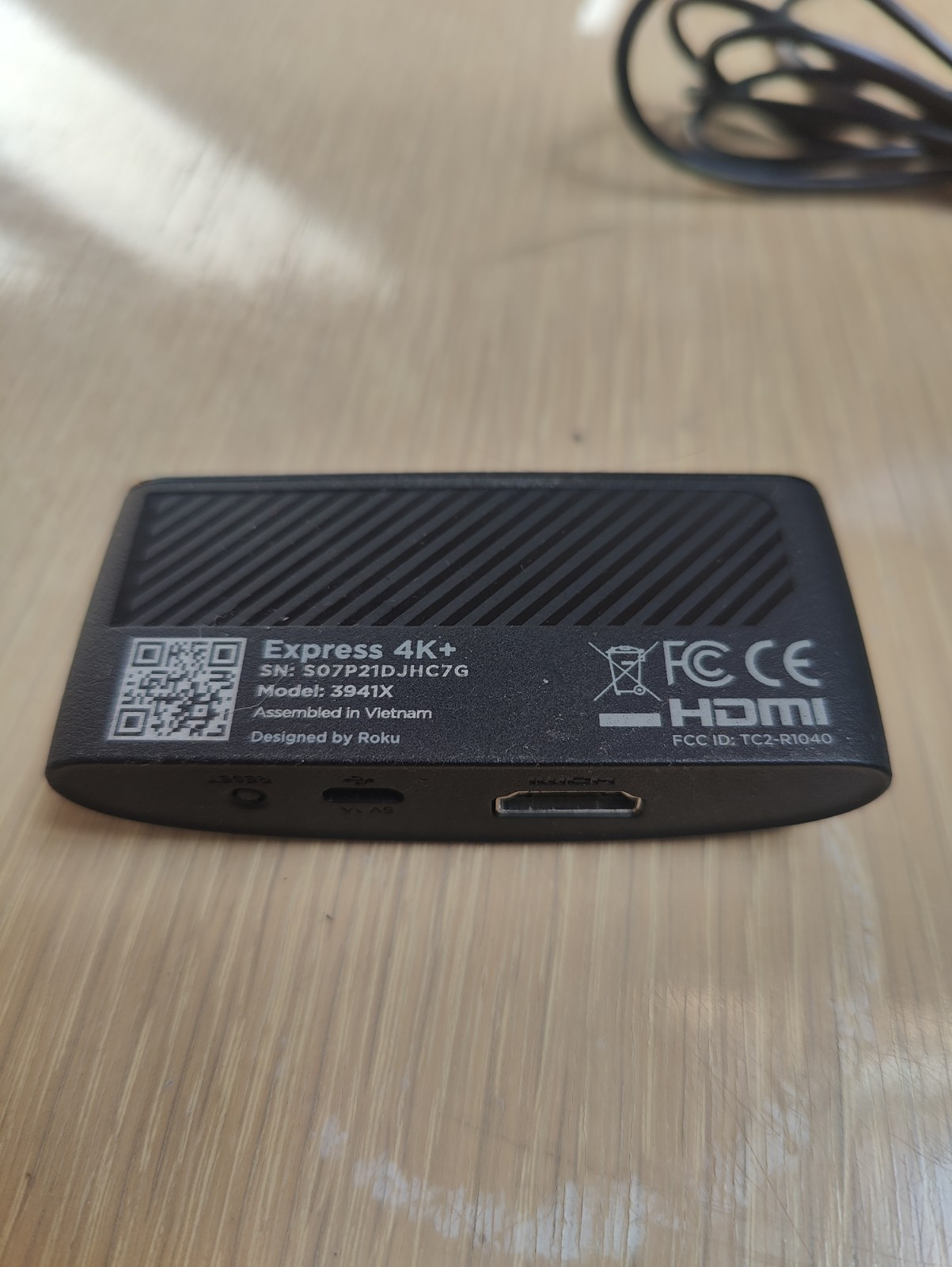 Roku Express 4K+ 3941 HDR Media Streamer