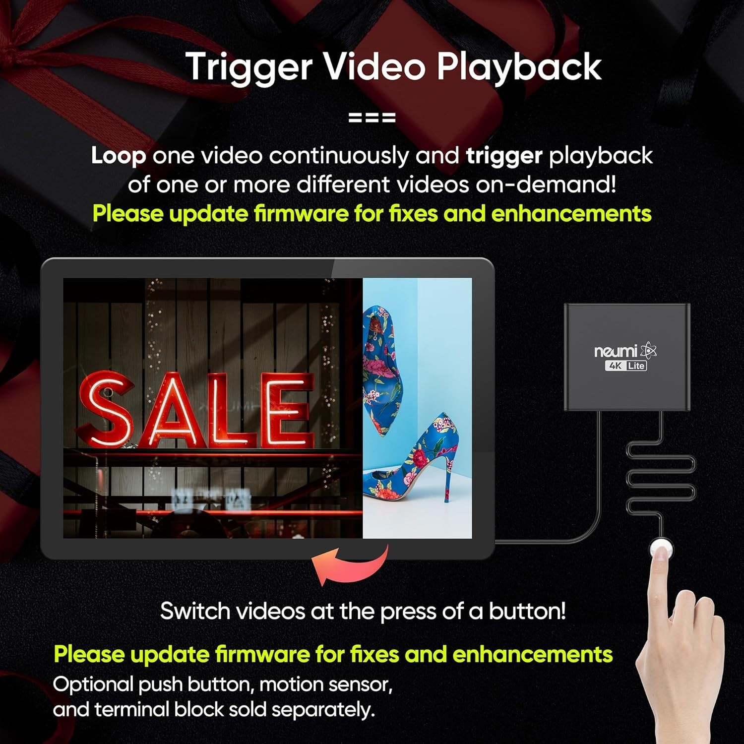 NEUMI Atom 4K Lite Media Player – USB & SD Card Support