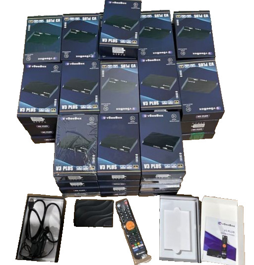 30-UNITS / vSeeBox V3 Plus 4G Ram 64GB Storage (Locked) For Parts Or Repair