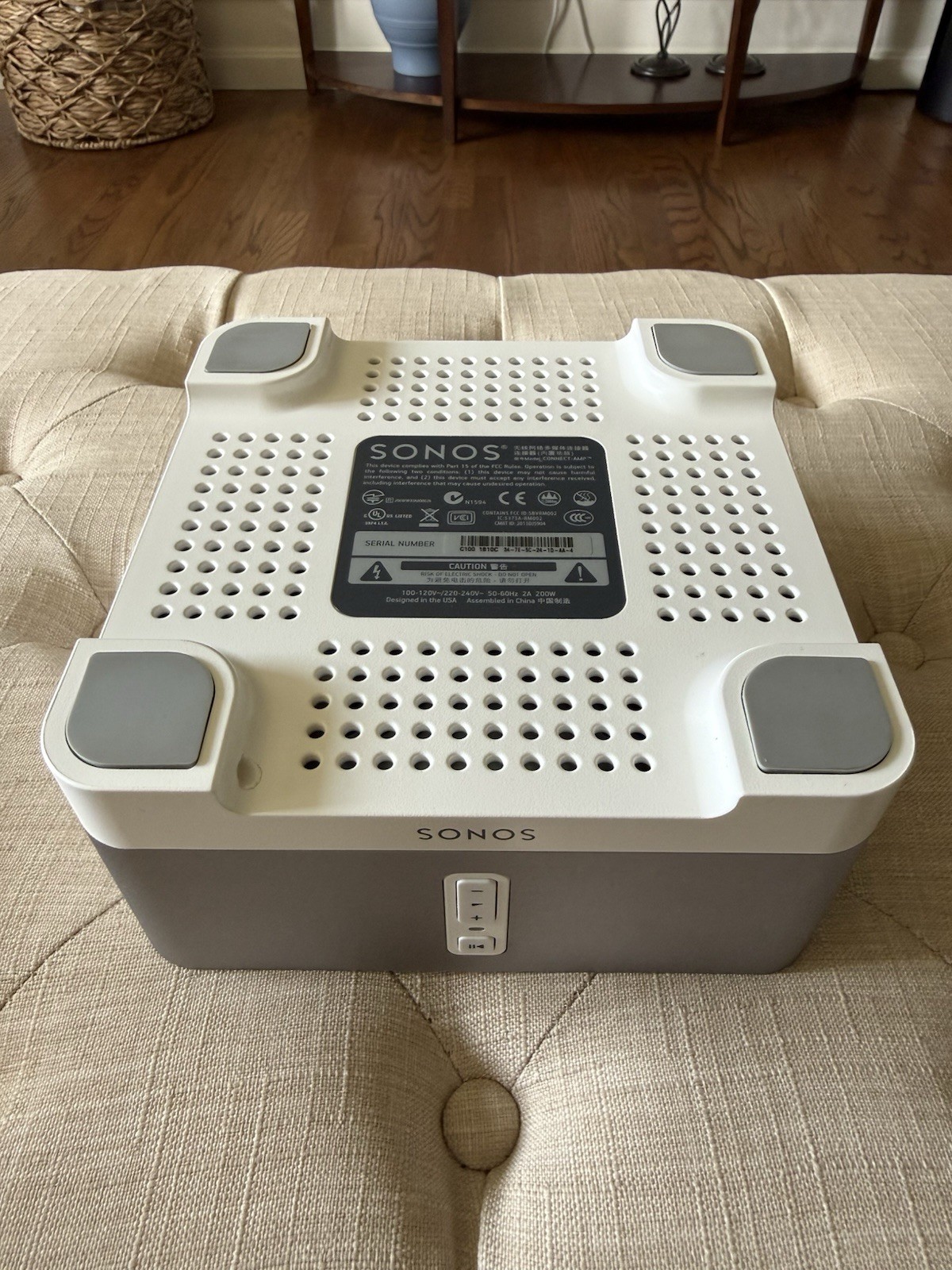 Sonos Connect Amp 2nd Gen S2 Wireless Streaming Amplifier Excellent Condition