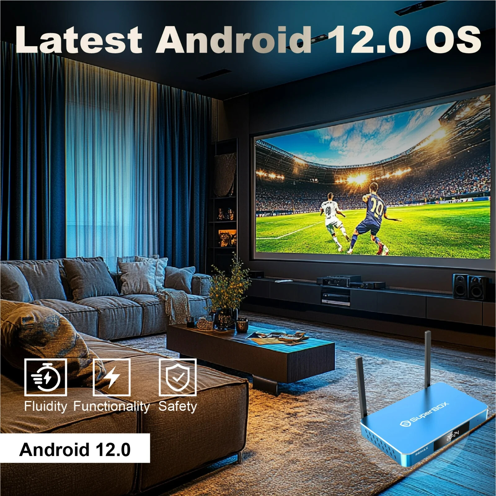 NEW Superbox S6 Max Smart TV Box 6K Android Amazing Streaming fast ship NOW