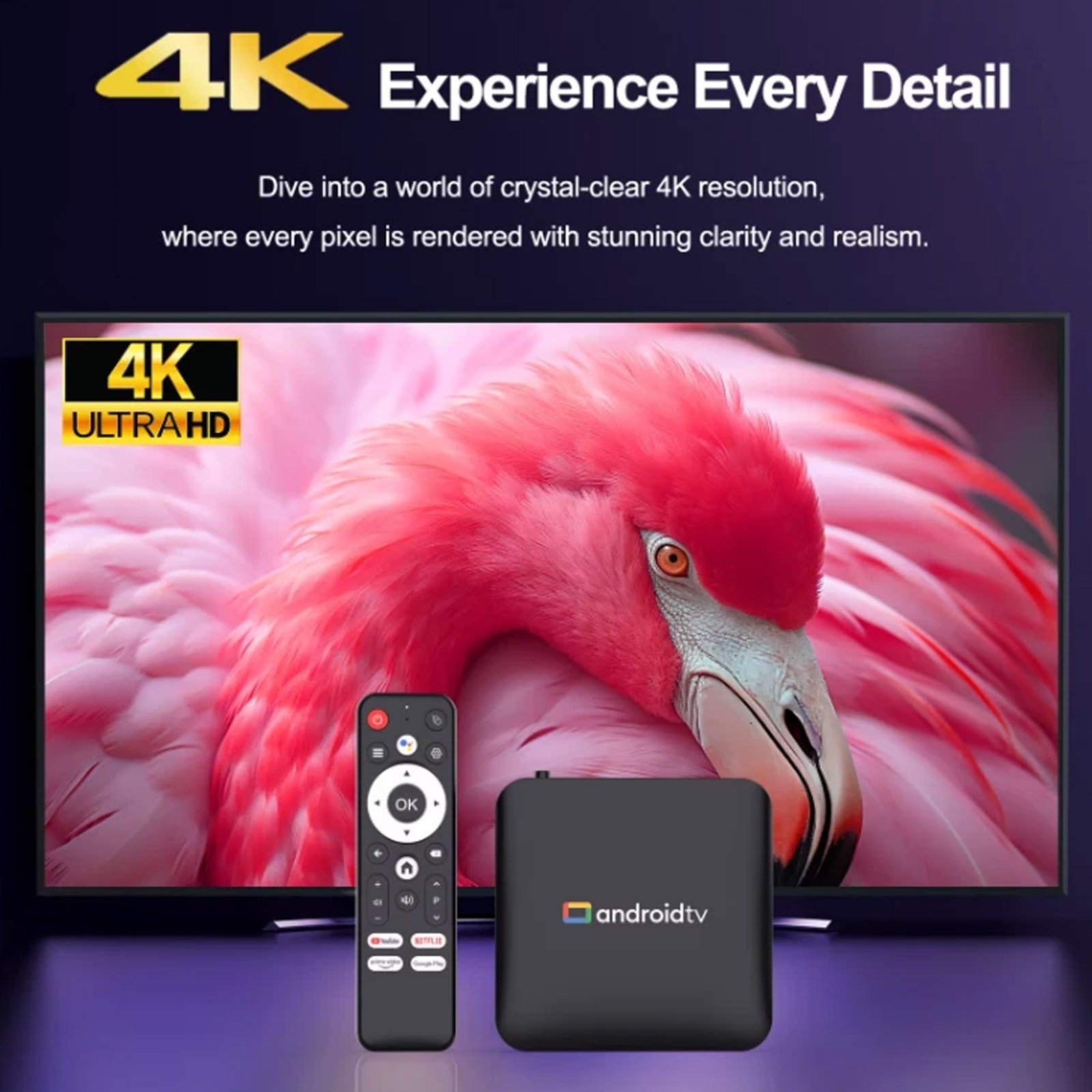 2025 Android 14 Smart TV Box 4K H96 Max UHD 5G WiFi Media Player Quad core 16G.