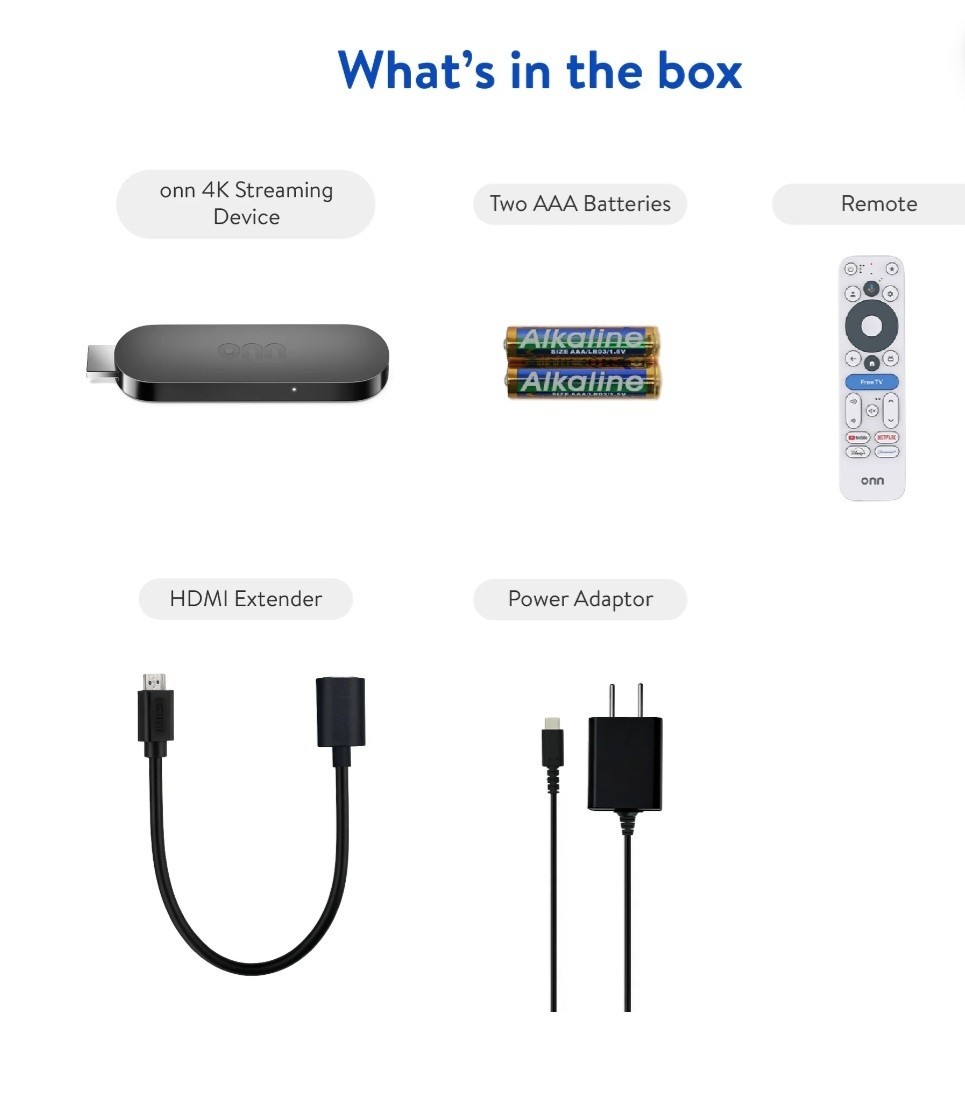 onn 4K Streaming Device, Google TV with Gemini (NEW 2026 Model) – Fast Streaming