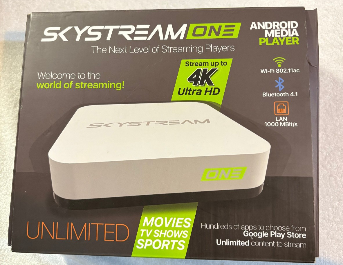 Skystream One Android Media Player R3. Pre- Owned