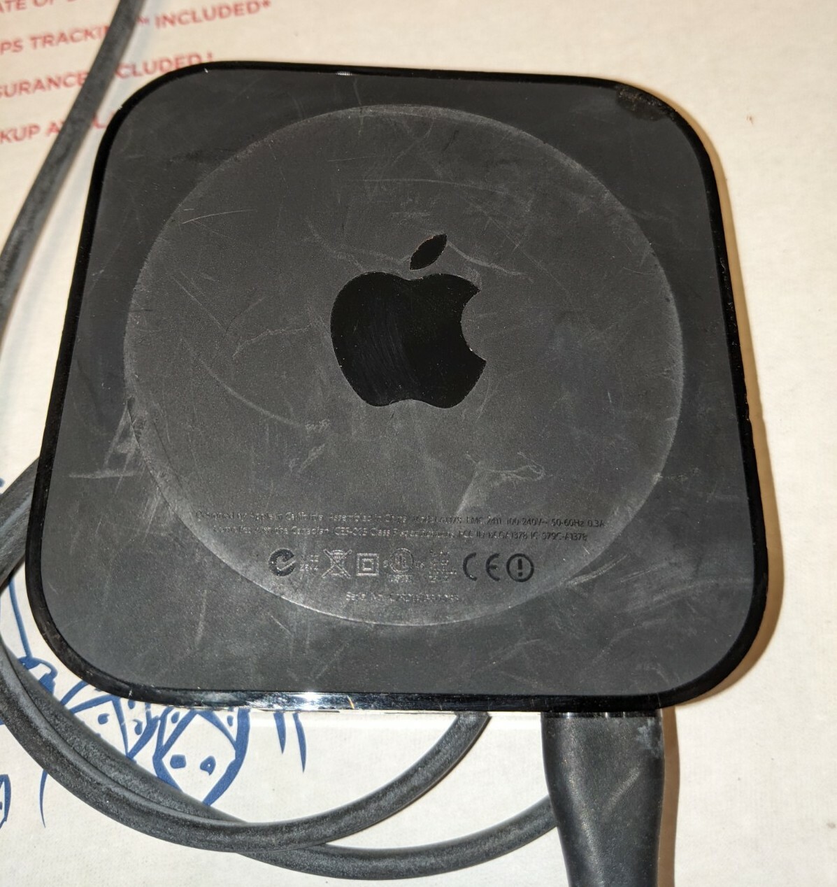 Apple TV Model: A1378 (2nd Generation) Media Streamer Black NO REMOTE