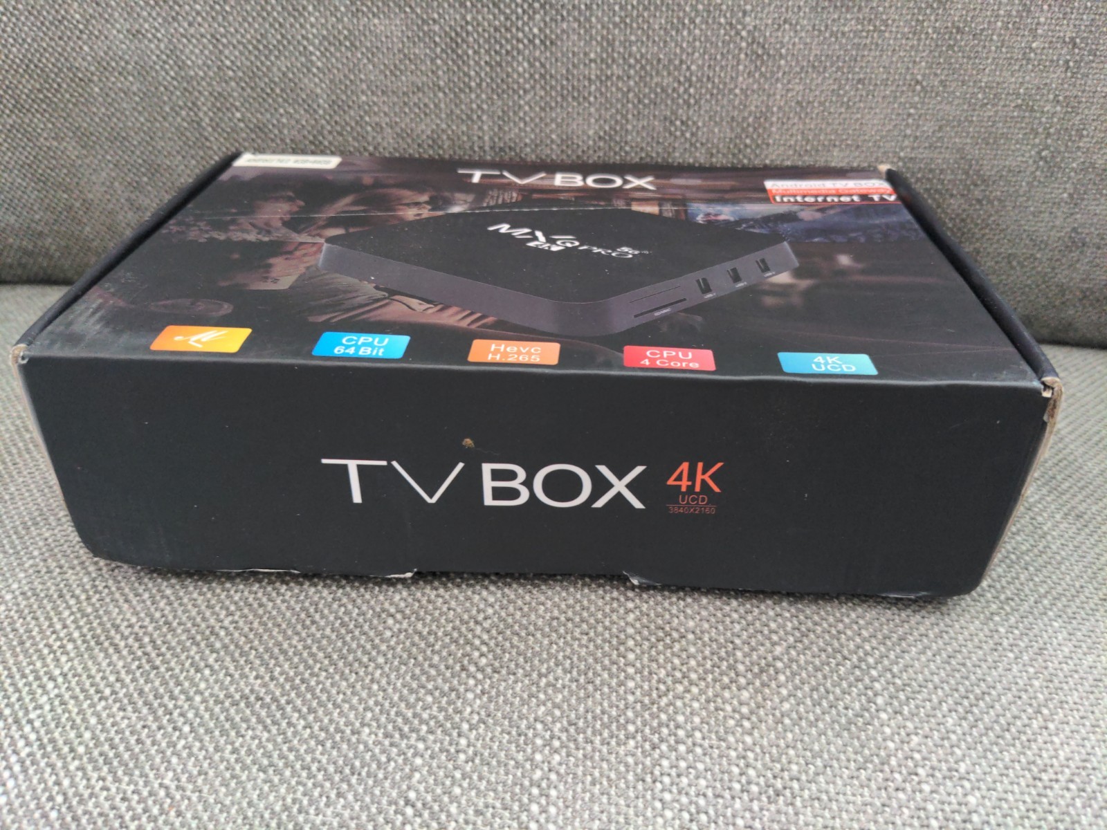 MXQ Pro 4K OTT TV BOX INTERNET TV Multimedia Gateway CPU 64 BIT Quad Core
