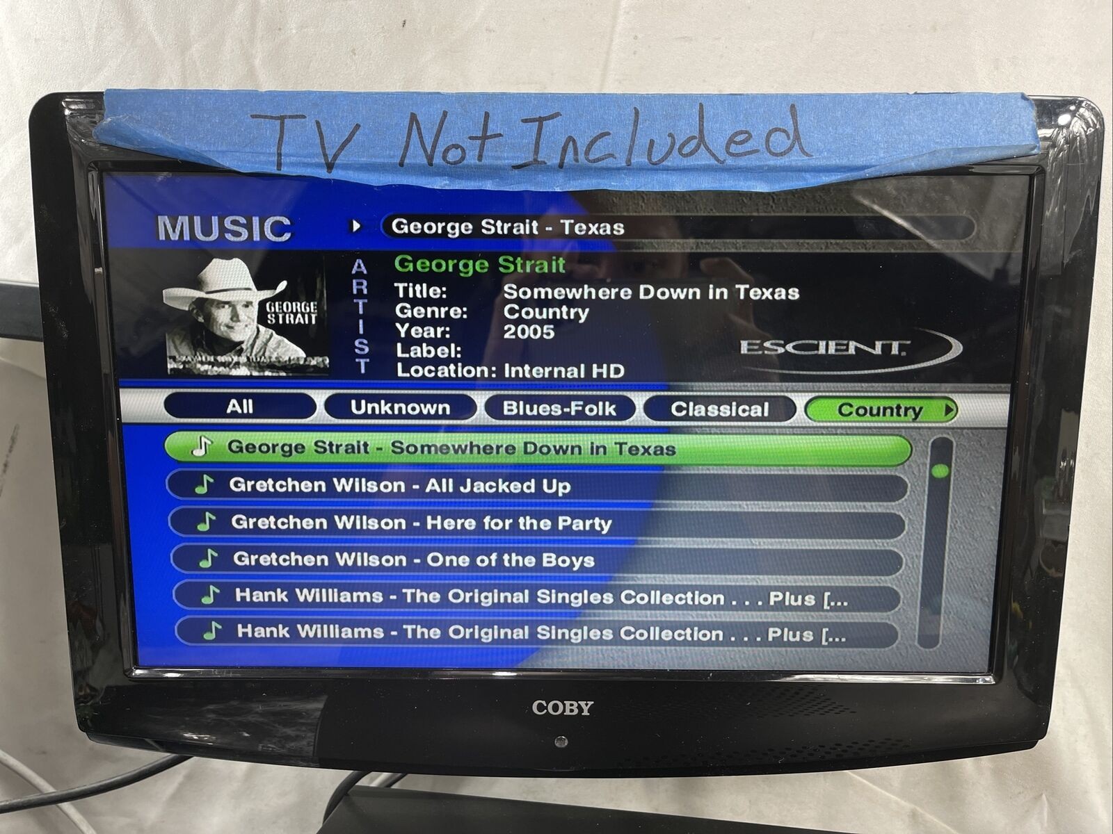 Escient Fireball SE-500i Music Manager 500GB HDD Internet Radio Extremely Rare