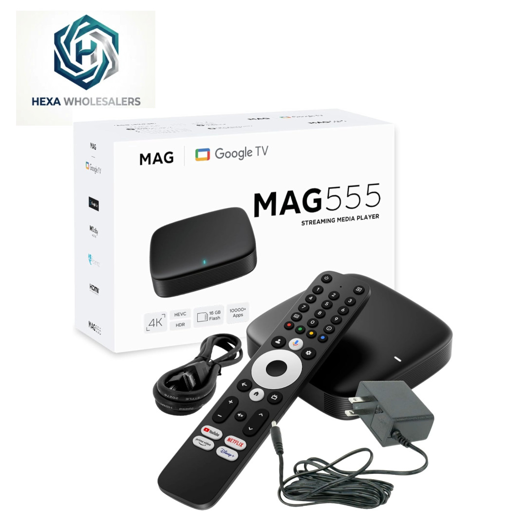 Brand New Mag 555 4K Google TV BT Dual-Band Wireless 2.4g/5g Android TV Box