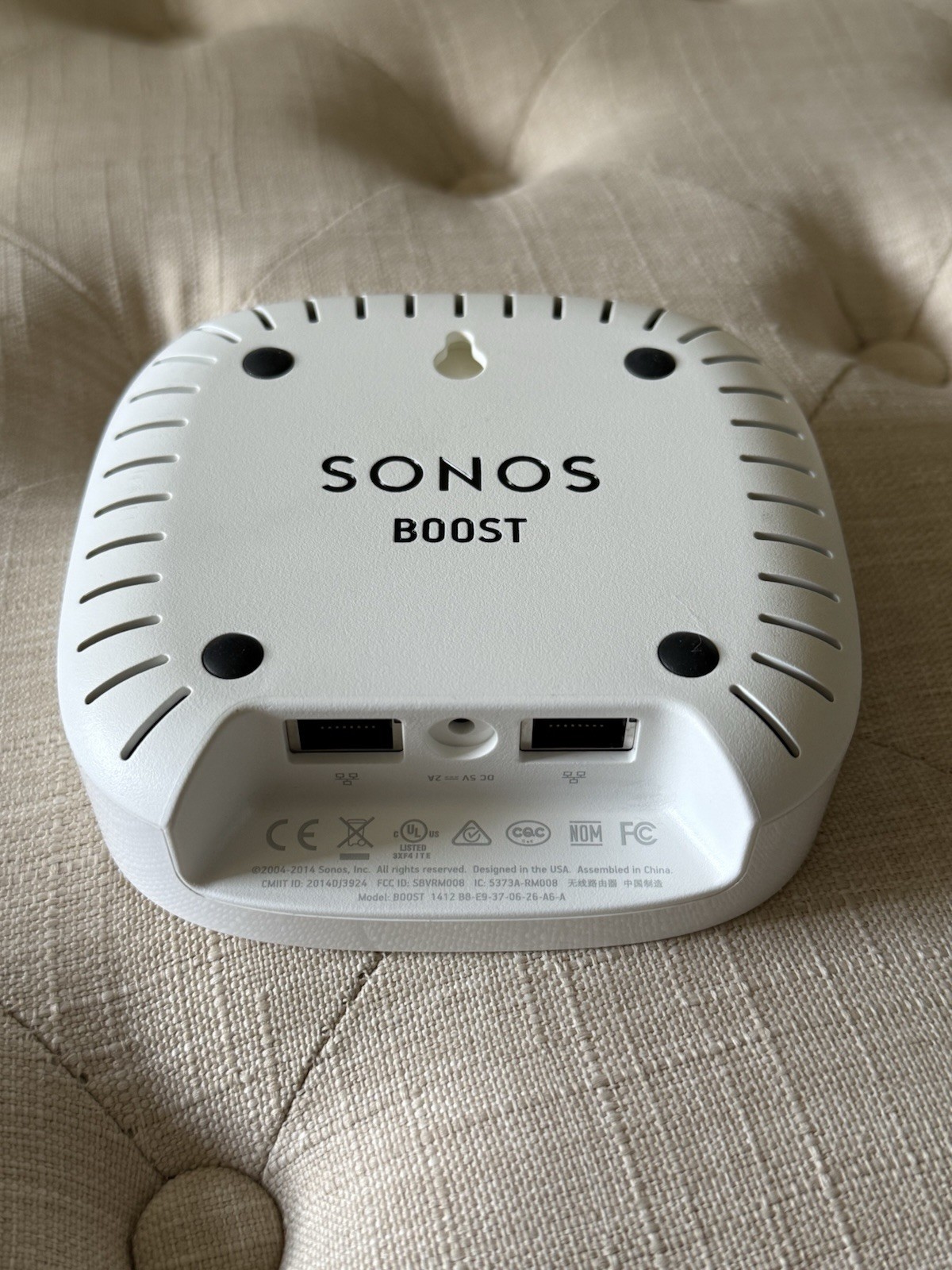 Sonos Boost Wireless Network Bridge for Sonos System White w/ Power & Ethernet